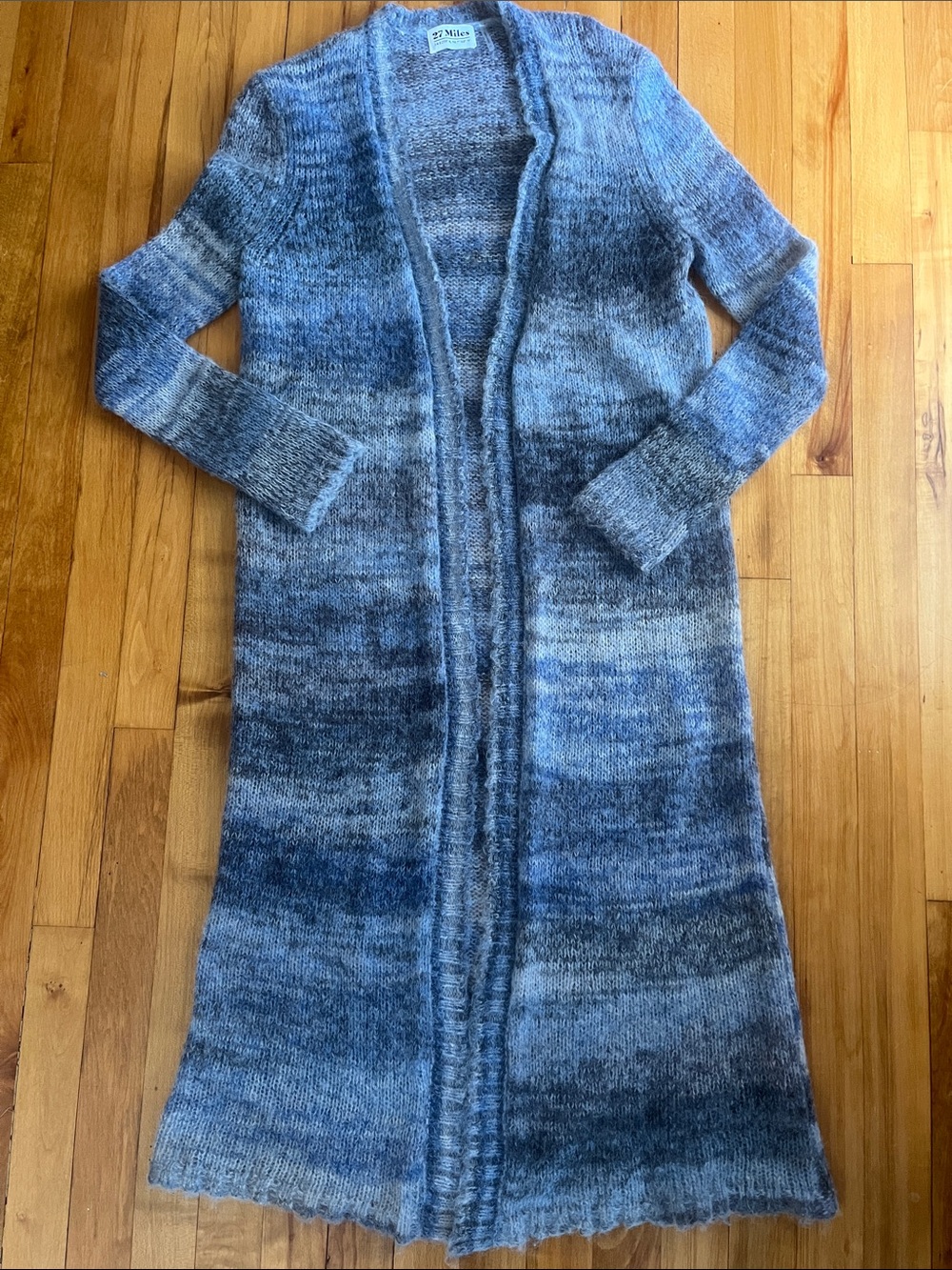 REVOLVE 27 Miles Malibu Chaplin Duster Cardigan Blue Size XS alpaca wool
